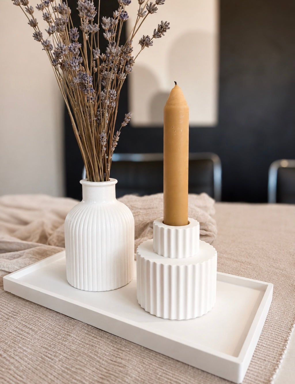River Taper Candle Holder