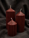The Ribbed Trio - Burgundy