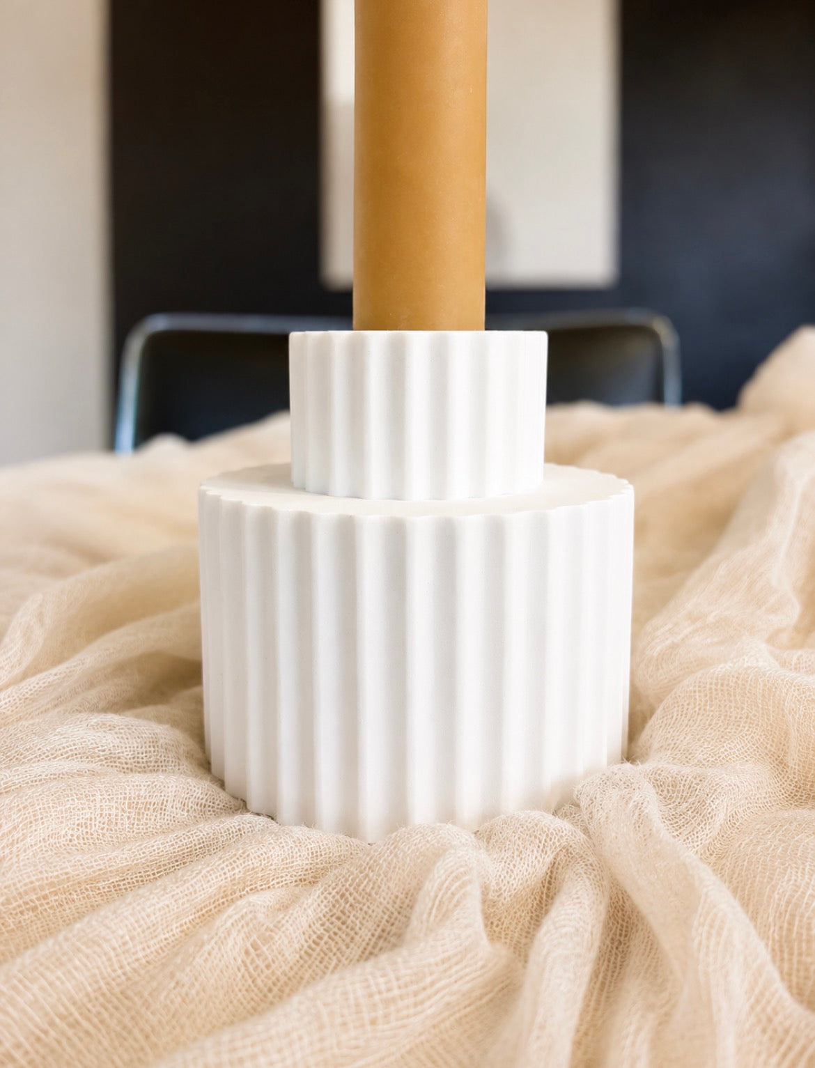 River Taper Candle Holder
